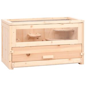 vidaXL Hamsterin h&auml;kki 60x30x35 cm t&auml;ysi kuusi
