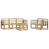 vidaXL Ulkosohvakokoelma 6 pcs valkoinen 59 x 59 x 37 cm