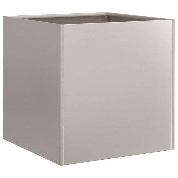 vidaXL-istutuskone ruosteinen 40x40x40 cm s&auml;&auml;nkest&auml;v&auml; ter&auml;s