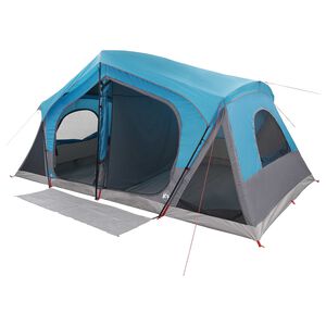 vidaXL M&ouml;kki teltta Sininen 480 x 273 x 205 cm Polyesteri ja ter&auml;s