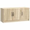 vidaXL TV-kaappi Sonoma-tammi 99 x 34,5 x 47 cm Tekninen puu