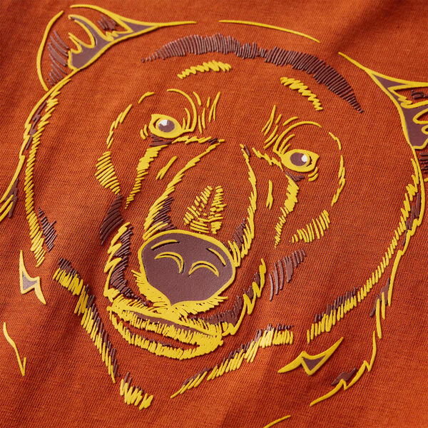 Lasten pitk&auml;hihainen T-paita vaalea ruoste 128