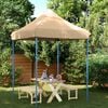 vidaXL Taitettava pop-up juhlateltta beige 200x200x306 cm