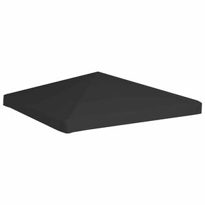 vidaXL Huvimajan katto 270 g /m&sup2; 3x3 m musta