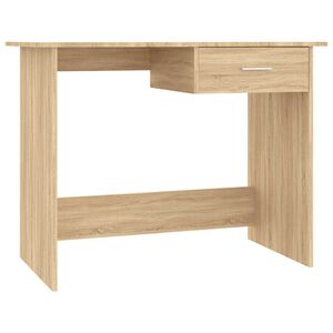 vidaXL Ty&ouml;p&ouml;yt&auml; Sonoma-tammi 100x50x76 cm tekninen puu