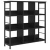 vidaXL Kirjahylly 9 tasoa 102 x 32 x 104,5 cm Tekninen puu