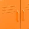 vidaXL Varastokaappi oranssi 60x35x56 cm teräs
