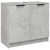 vidaXL Kylpyhuoneen kaappi betoninharmaa 64,5x33,5x59 cm tekninen puu