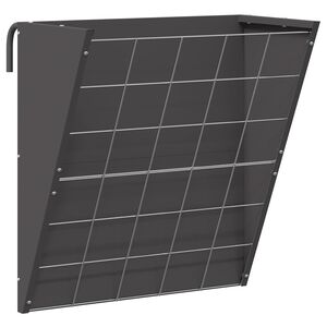 vidaXL Ripustettava Hein&auml;astia Musta 61 x 33 x 66 cm 5 kg