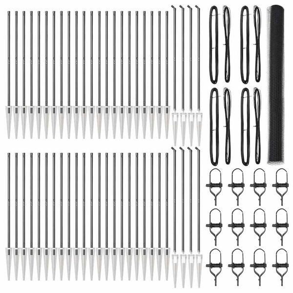 vidaXL Aitalatu Harmaa 100 x 1,6 m (25 mm tiheys) Ter&auml;st&auml; ja PVC:t&auml;