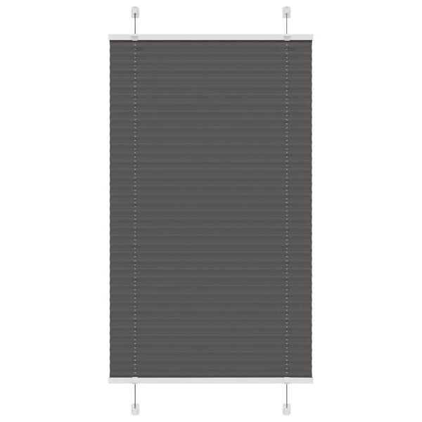 vidaXL laskostettu blindi musta 70x100 cm kankaan leveys 69,4 cm