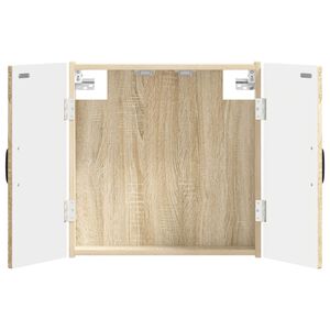 vidaXL Dartboard-kaappi UTRECHT Sonoma-tammi 52,5 x 10,5 x 53,5 cm