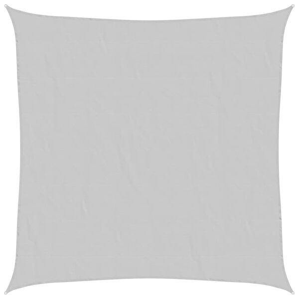 vidaXL Aurinkopurje vaaleanharmaa 6x6 m 100% Oxford polyesteri