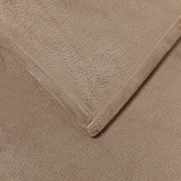 vidaXL Heittoviltti Camel 240 x 270 cm Fleese