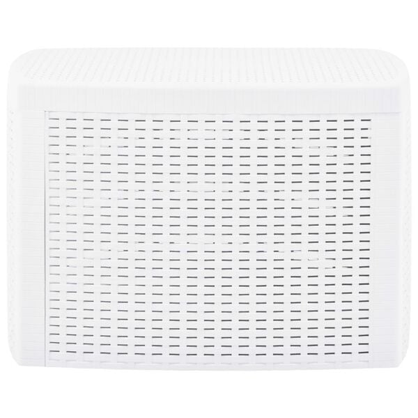 vidaXL Sivup&ouml;yt&auml; valkoinen 54x54x36,5 cm muovi