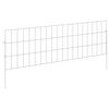 vidaXL Puutarha-aita, jossa on paalut 48 kpl 95 x 30 cm Hopea