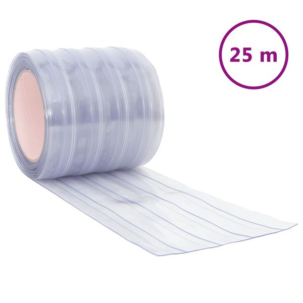 vidaXL Oviverho l&auml;pin&auml;kyv&auml; 200 mm x 1,6 mm 25 m PVC