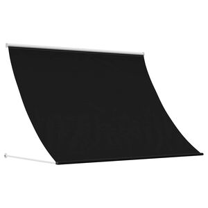 vidaXL Aurinkovarjo Musta 350 x 150 cm
