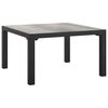 vidaXL Ulkosohvap&ouml;yt&auml; harmaa 55x55x31 cm DPC ja ter&auml;s