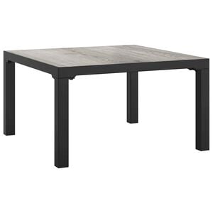 vidaXL Ulkosohvap&ouml;yt&auml; harmaa 55x55x31 cm DPC ja ter&auml;s