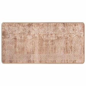 vidaXL Mattojuoksija MARSA valkoinen 50 x 100 cm Polyesteri ja PVC