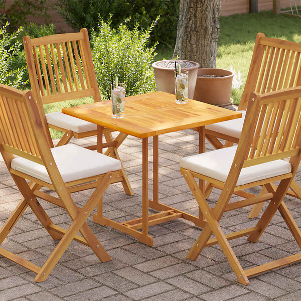 vidaXL P&ouml;yt&auml;levy t&auml;ysi tiikki 70x70x2,5 cm