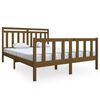 vidaXL S&auml;ngynrunko hunajanruskea 150x200 cm King Size t&auml;ysi puu