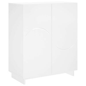 vidaXL Kenk&auml;kaappi 73 x 38 x 87,5 cm Tekninen puu valkoinen