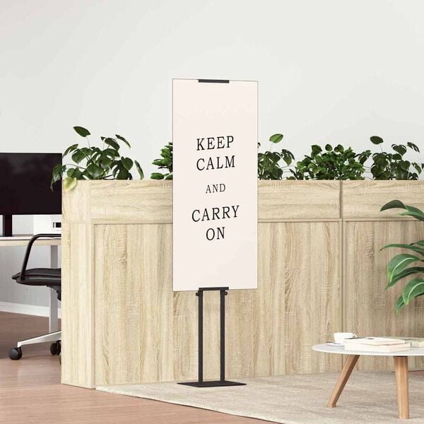 vidaXL Messun&auml;yt&ouml;t Musta 30 x 24 x 214 cm Ter&auml;s