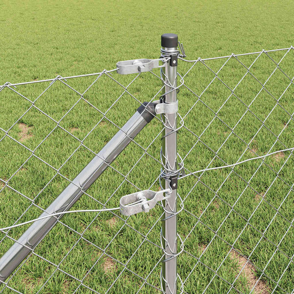 vidaXL Aitalatu Hopea 25 x 1 m (60 x 60 mm verkko) Ter&auml;s