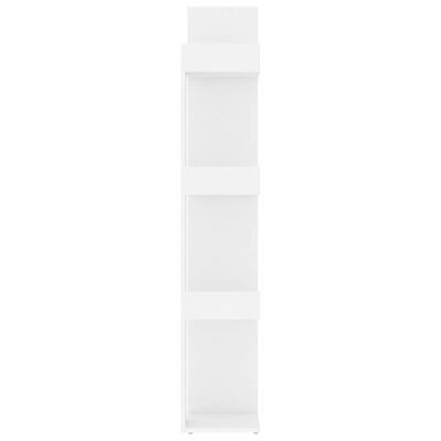 vidaXL Kirjahylly valkoinen 86x25,5x140 cm lastulevy