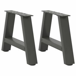 vidaXL Sohvap&ouml;yd&auml;n jalat A-muotoiset 2 kpl antrasiitti 30x(30-31) cm ter&auml;s