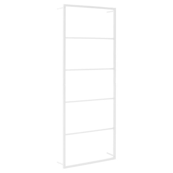 vidaXL Pyyheteline valkoinen 45x10x115 cm ter&auml;s