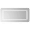 vidaXL LED kylpyhuonemirror L&auml;pin&auml;kyv&auml; 60 x 30 cm karkaistu lasi
