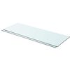 vidaXL Hyllyt 2 kpl kirkas lasi 80x30 cm