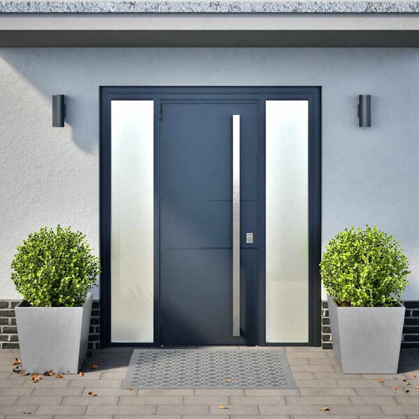 vidaXL Puutarhakukkalaatikot 2 kpl 50x50x50 cm galvanoitu ter&auml;s