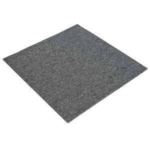 vidaXL Matto laatta Keskiharmaa 50 x 50 cm 4 kpl PP ja Bitumi