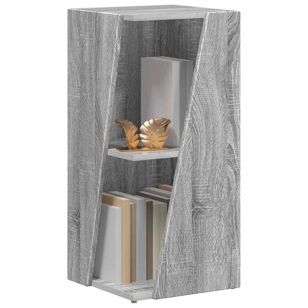 vidaXL Sivuhylly Harmaa Sonoma 33 x 32 x 70,5 cm Tekninen puu