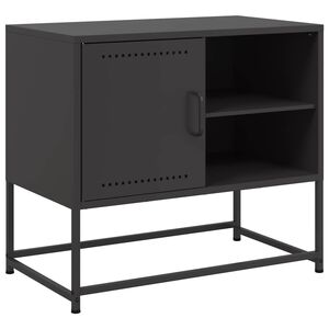 vidaXL TV-taso musta 68x39x60,5 cm ter&auml;s