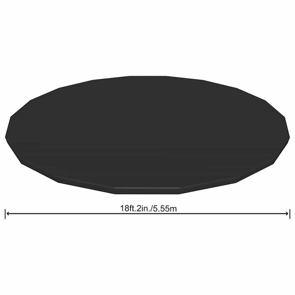 Bestway Flowclear Fast Set uima-altaan suoja 555 cm