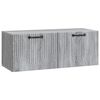 vidaXL Sein&auml;lle asennettava TV-kaappi Harmaa sonoma 78,5 x 31 x 30 cm