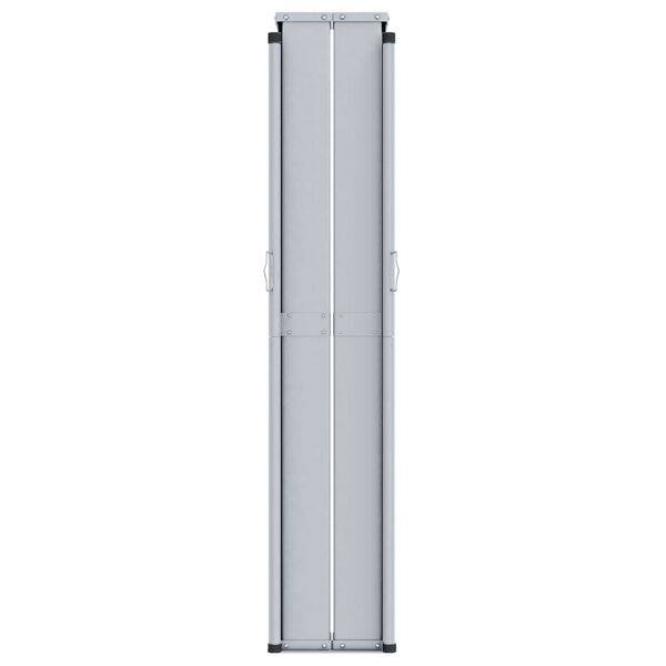 vidaXL Sisäänvedettävä sivumarkiisi ruskea 160x600 cm