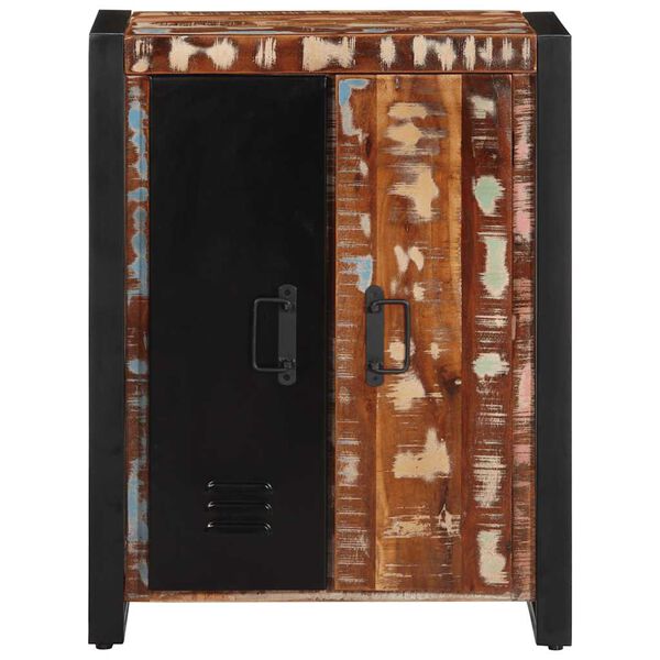 vidaXL Senkki Monivärinen 55x35x70 cm massiivipuu kierrätetty