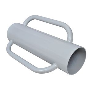 vidaXL Aitatolppajuntta kahvoilla teräs