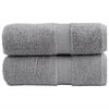 vidaXL Premium-pesupyyhkeet SOLUND 2 kpl harmaa 30x30 cm 600 gsm