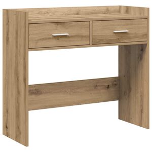 vidaXL Konsolip&ouml;yt&auml; Artisaanitammi 90 x 35 x 80 cm Tekninen puu