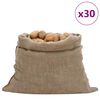 vidaXL Juuttis&auml;kit 30 kpl 100x110 cm 100% Juutti 220 gsm