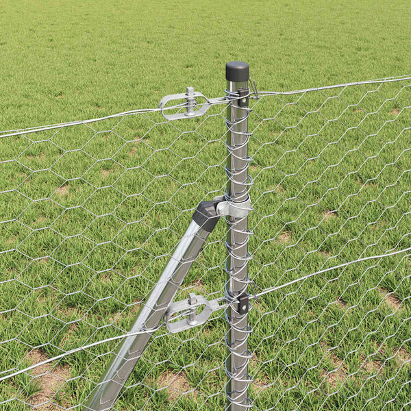 vidaXL Aitalatu Hopea 10 x 0,6 m (36 mm verkko) Ter&auml;s