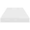 vidaXL Kelluvat seinähyllyt 4 kpl korkeakiilto valk 60x23,5x3,8 cm MDF