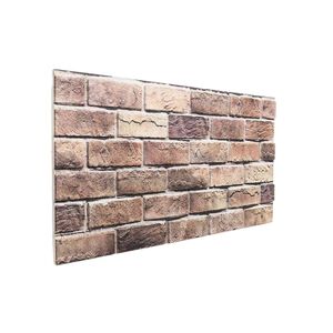 vidaXL Sein&auml;paneelit 10 kpl 100 x 50 cm Ruskea ja harmaa